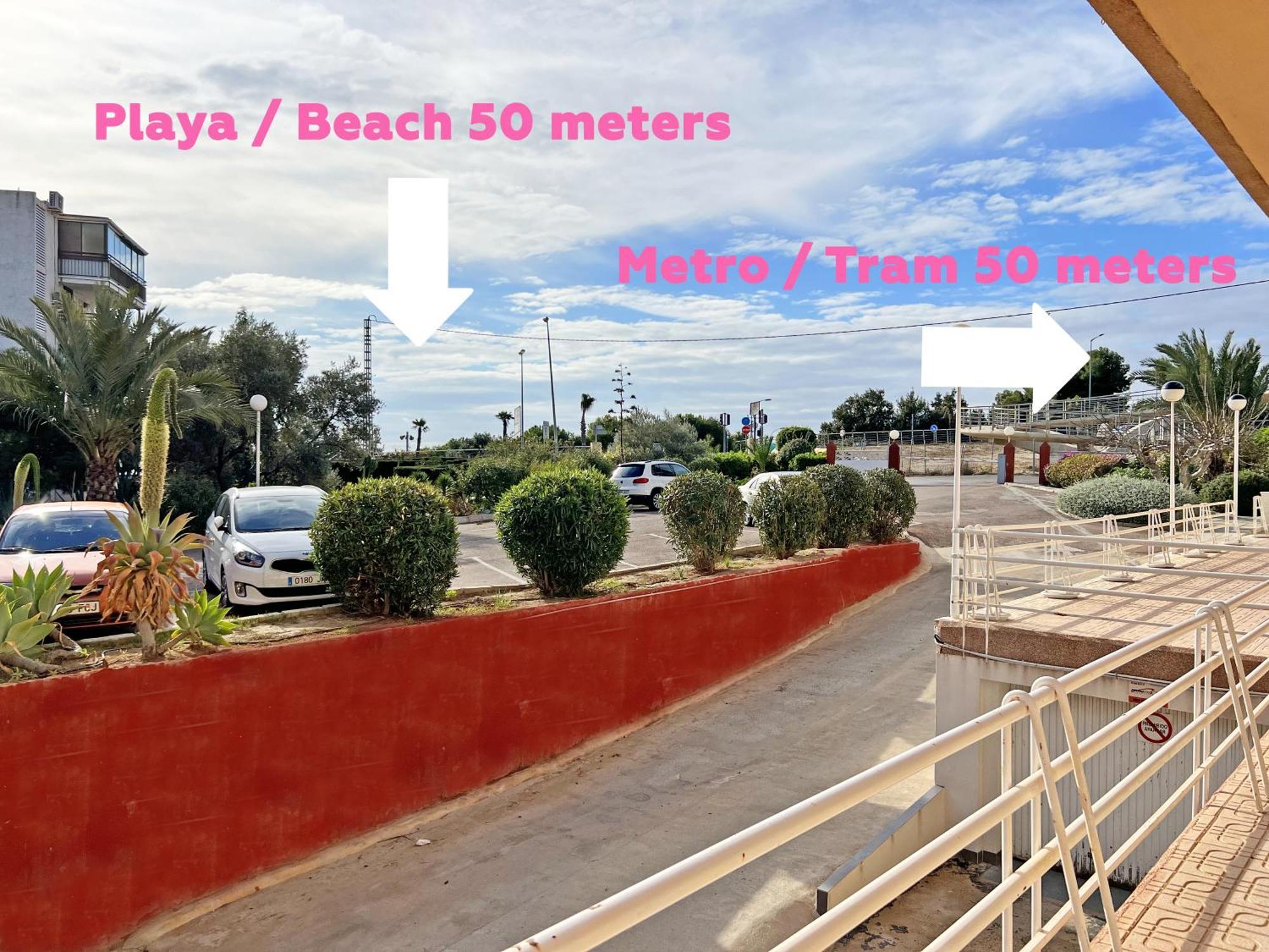 Апартаменты A 100 Metros De La Playa. Parking Gratuito Privado Аликанте Экстерьер фото